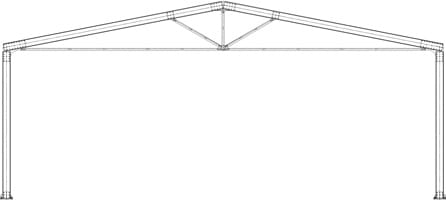 Однопролетные металлоконструкции без промежуточных колонн 1